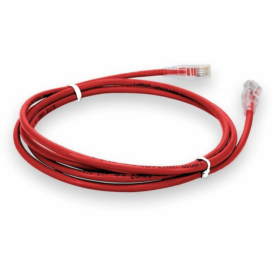 AddOn 10ft RJ-45 (Male) to RJ-45 (Male) Red Cat6 UTP Plenum-rated Copper Patch Cable