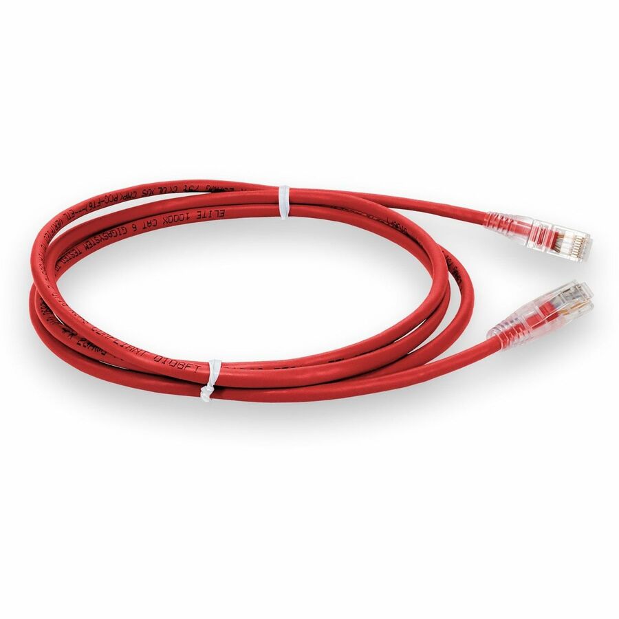 AddOn 10ft RJ-45 (Male) to RJ-45 (Male) Red Cat6 UTP Plenum-rated Copper Patch Cable