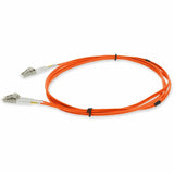 AddOn 1m LC (Male) to LC (Male) Orange OM3 Duplex Fiber OFNR (Riser-Rated) Patch Cable