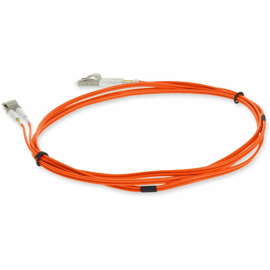 AddOn 1m LC (Male) to LC (Male) Orange OM3 Duplex Fiber OFNR (Riser-Rated) Patch Cable