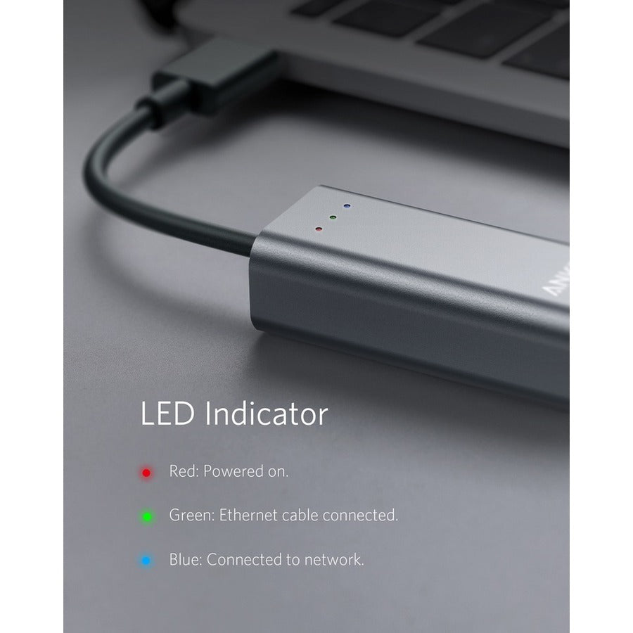 ANKER USB-C to Ethernet Adapter USB-C Hub A8341