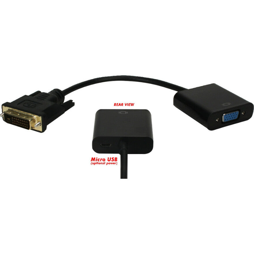 QVS DVI To VGA Active Video Converter