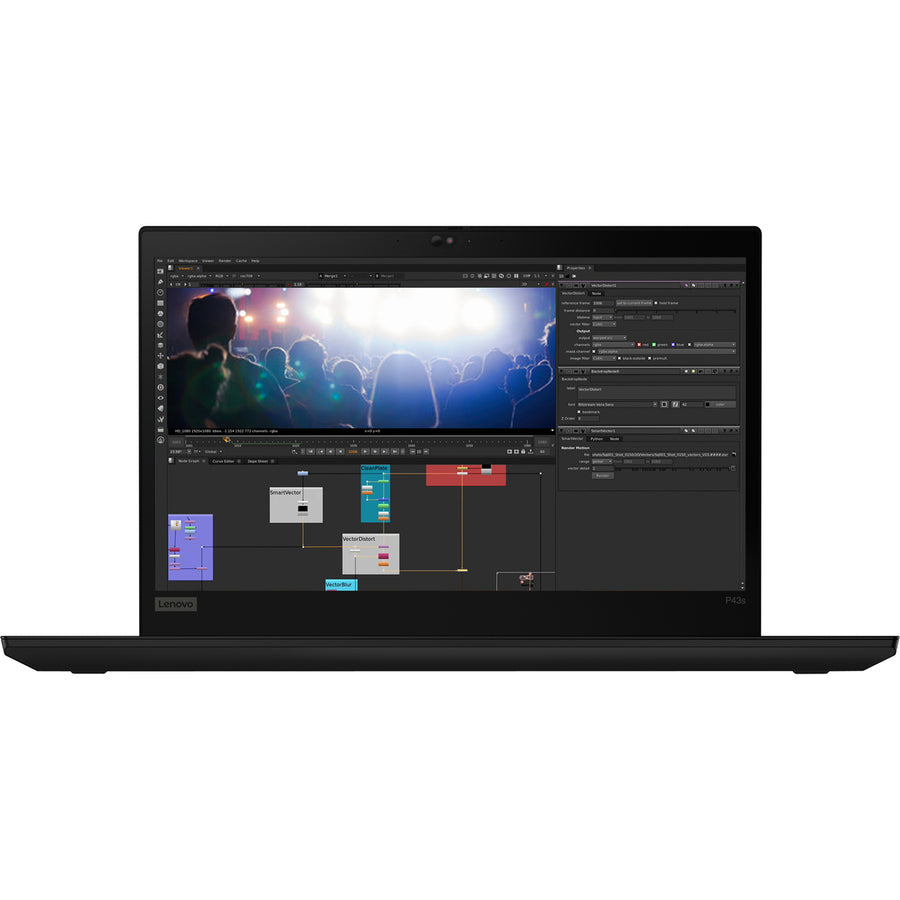 Lenovo ThinkPad P43s 20RH003QUS 14" Mobile Workstation - 1920 x 1080 - Intel Core i7 8th Gen i7-8565U Quad-core (4 Core) 1.80 GHz - 32 GB Total RAM - 1 TB SSD - Glossy Black