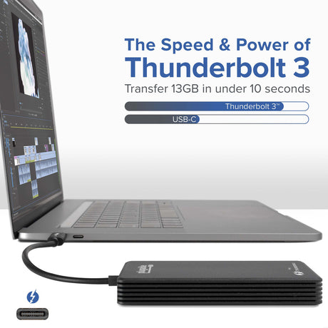 Plugable 2TB Thunderbolt 3 External SSD NVMe Drive