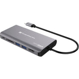 Comprehensive VersaDock USB-C 4K Dual Display Docking Station with HDMI, VGA & Ethernet