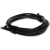 AddOn 2ft RJ-45 (Male) to RJ-45 (Male) Straight Black Cat5e UTP PVC Copper Patch Cable