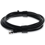 AddOn 2ft RJ-45 (Male) to RJ-45 (Male) Straight Black Cat5e UTP PVC Copper Patch Cable