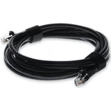 AddOn 2ft RJ-45 (Male) to RJ-45 (Male) Straight Black Cat5e UTP PVC Copper Patch Cable