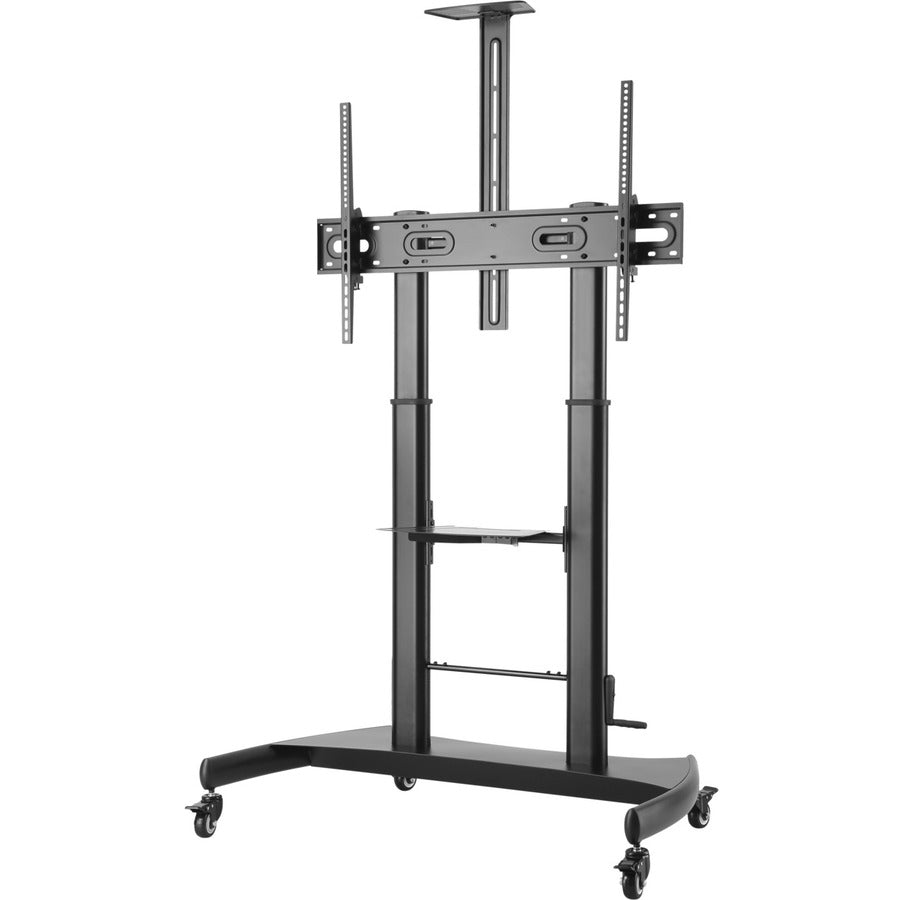 V7 TVCART2 Pro TV Cart, up to 100 inch displays, Height Adjustable