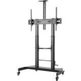 V7 TVCART2 Pro TV Cart, up to 100 inch displays, Height Adjustable