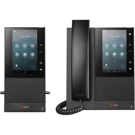 Poly CCX 500 IP Phone - Corded - Bluetooth - Desktop, Wall Mountable - TAA Compliant