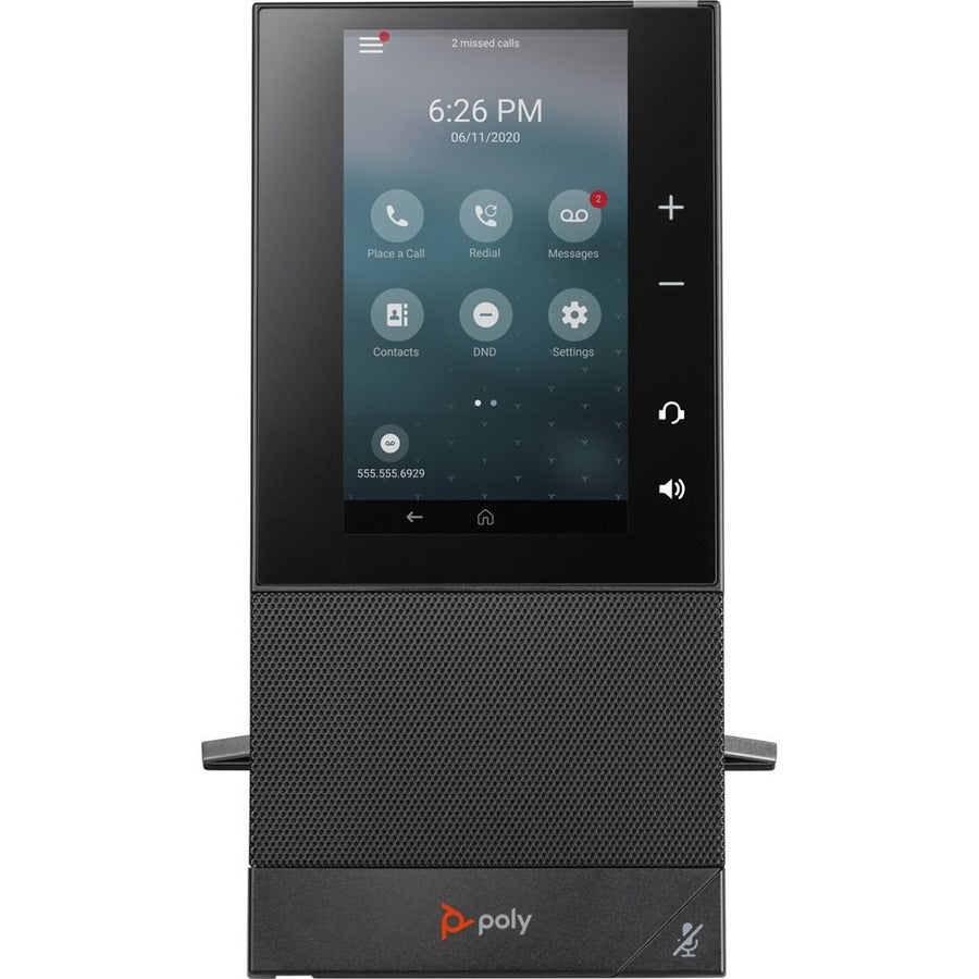 Poly CCX 500 IP Phone - Corded - Bluetooth - Desktop, Wall Mountable - TAA Compliant