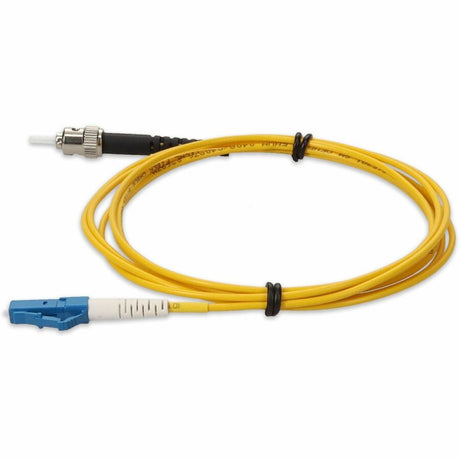 AddOn 2m LC (Male) to ST (Male) Straight Yellow OS2 Simplex Plenum Fiber Patch Cable