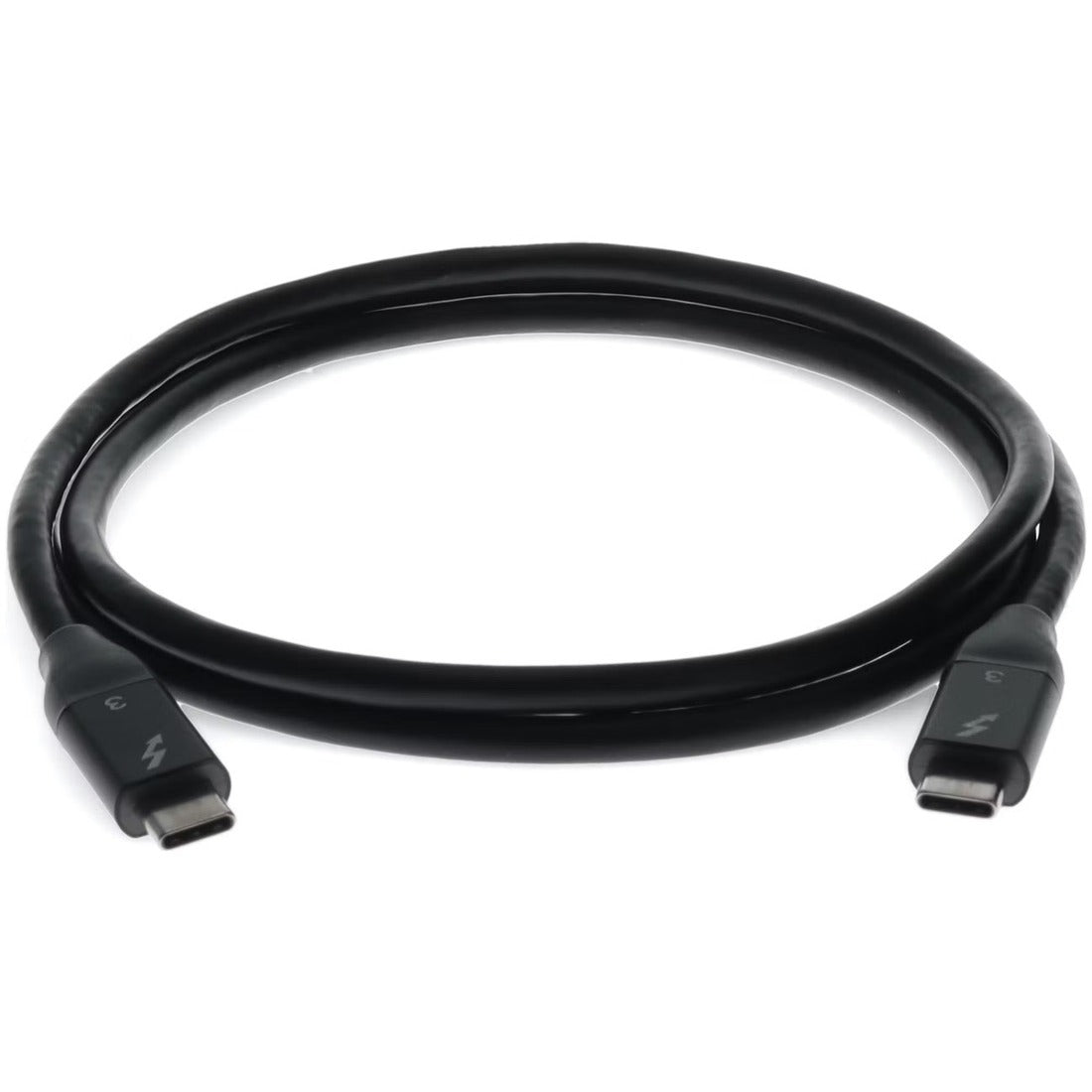 AddOn 1m USB 3.1 (C) Male to Male Black Cable