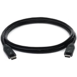 AddOn 1m USB 3.1 (C) Male to Male Black Cable