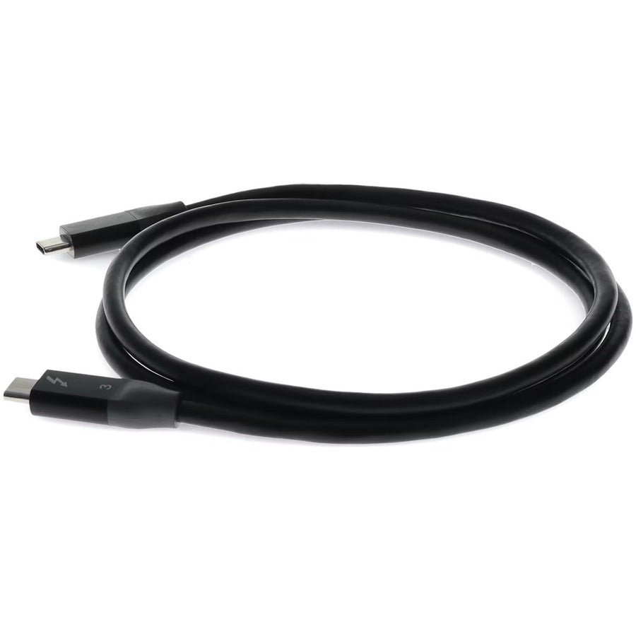 AddOn 1m USB 3.1 (C) Male to Male Black Cable