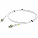 AddOn 1m LC (Male) to LC (Male) White OM4 Duplex Fiber OFNR (Riser-Rated) Patch Cable