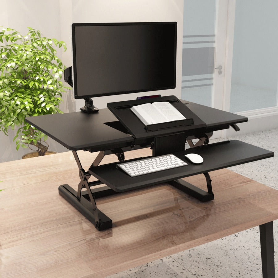 V7 36" Sit Stand Desk Workstation