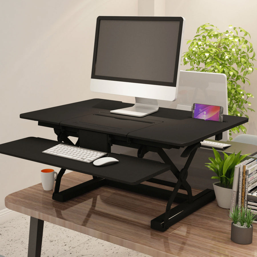 V7 36" Sit Stand Desk Workstation