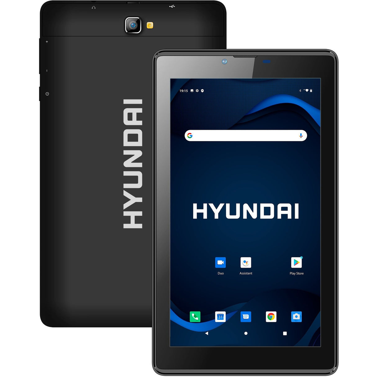 Hyundai HyTab 7GB1, 7" Tablet, 1024x600 IPS, Android 10 Go edition, Quad-Core Processor, 1GB RAM, 16GB Storage, 2MP/2MP, 3G - Black