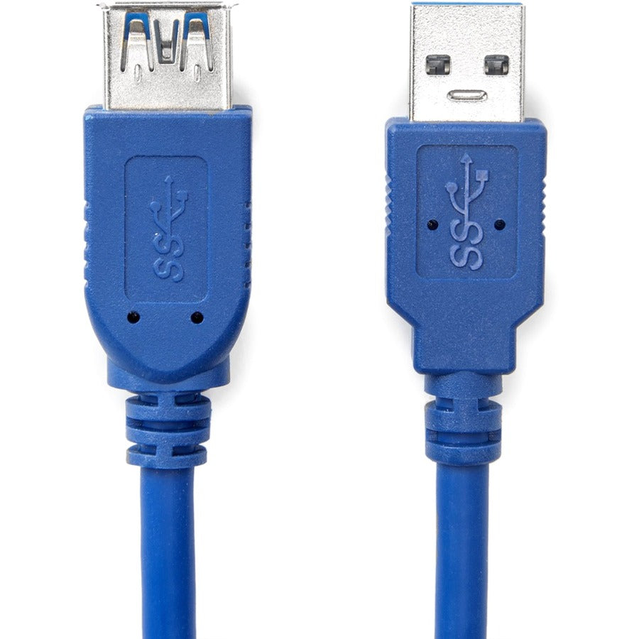 Rocstor 6FT USB 3.0 - EXTENSION CABLE 6FT 1.83M F/M -TYPE A F/M - BLUE