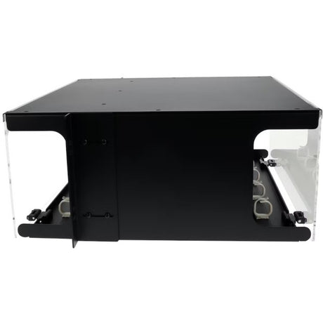 AddOn 19-inch Patch Panel 4U Chassis with 12 Open LGX Cassette Bays