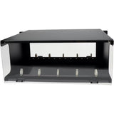 AddOn 19-inch Patch Panel 4U Chassis with 12 Open LGX Cassette Bays