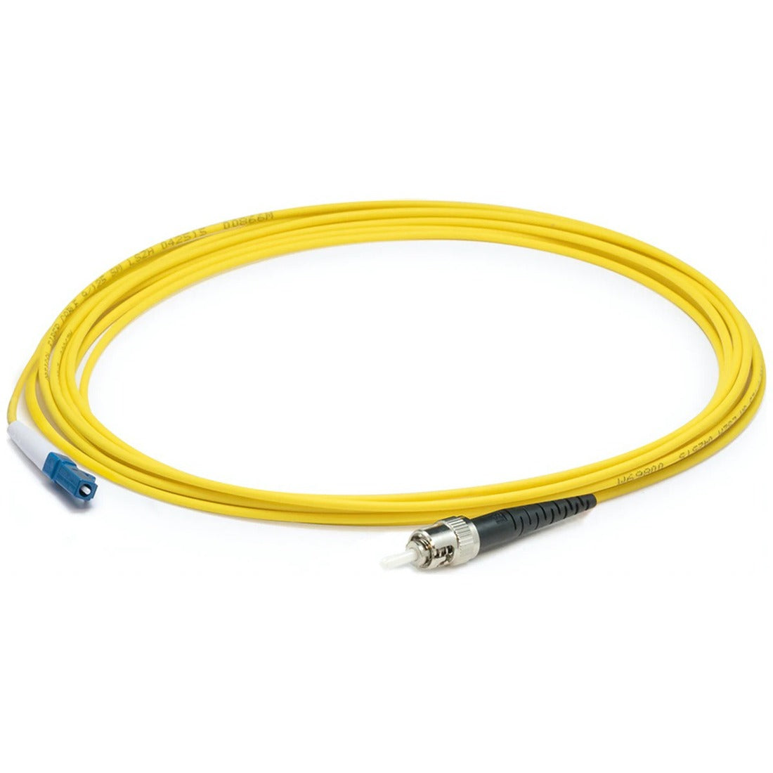 AddOn 58m LC (Male) to ST (Male) Straight Yellow OS2 Simplex Plenum Fiber Patch Cable