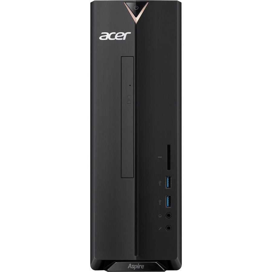 Acer Aspire XC-830-UW91 Desktop Computer - Intel Celeron J4125 Quad-core (4 Core) 2 GHz - 4 GB RAM DDR4 SDRAM - 256 GB PCI Express SSD