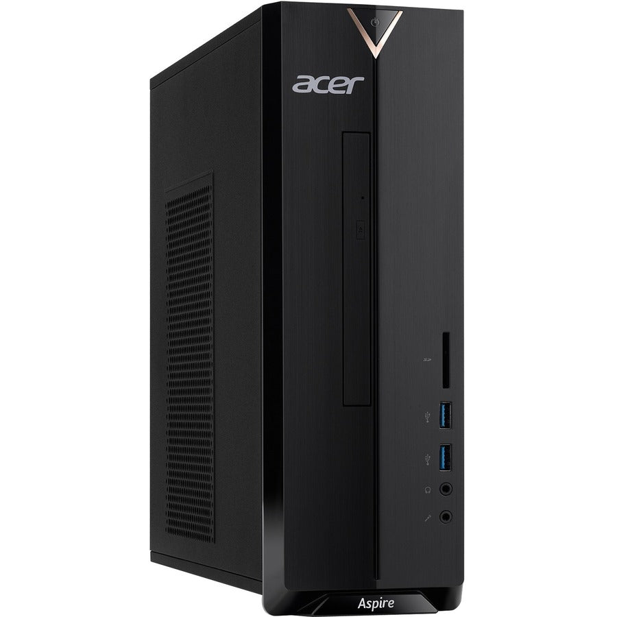 Acer Aspire XC-830-UW91 Desktop Computer - Intel Celeron J4125 Quad-core (4 Core) 2 GHz - 4 GB RAM DDR4 SDRAM - 256 GB PCI Express SSD