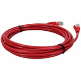 AddOn 15ft RJ-45 (Male) to RJ-45 (Male) Straight Red Cat5e UTP PVC Copper Patch Cable