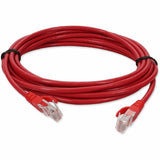 AddOn 15ft RJ-45 (Male) to RJ-45 (Male) Straight Red Cat5e UTP PVC Copper Patch Cable