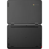 Lenovo 500e Chromebook Gen 3 82JB0000US LTE Advanced 11.6" Touchscreen Convertible 2 in 1 Chromebook - HD - 1366 x 768 - Intel Celeron N5100 Quad-core (4 Core) 1.10 GHz - 4 GB Total RAM - 32 GB Flash Memory - Gray