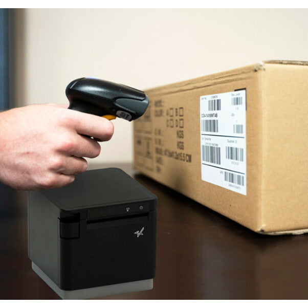 Star Micronics BSH-HR2081 Black Handheld Wired Barcode Scanner - 1D/2D/ USB/ Stand Included/ Black