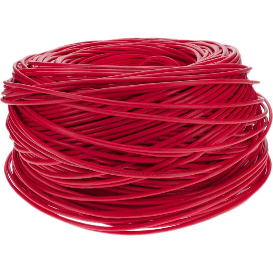 AddOn 1000ft Non-Terminated Red Cat6 STP PVC Copper Patch Cable