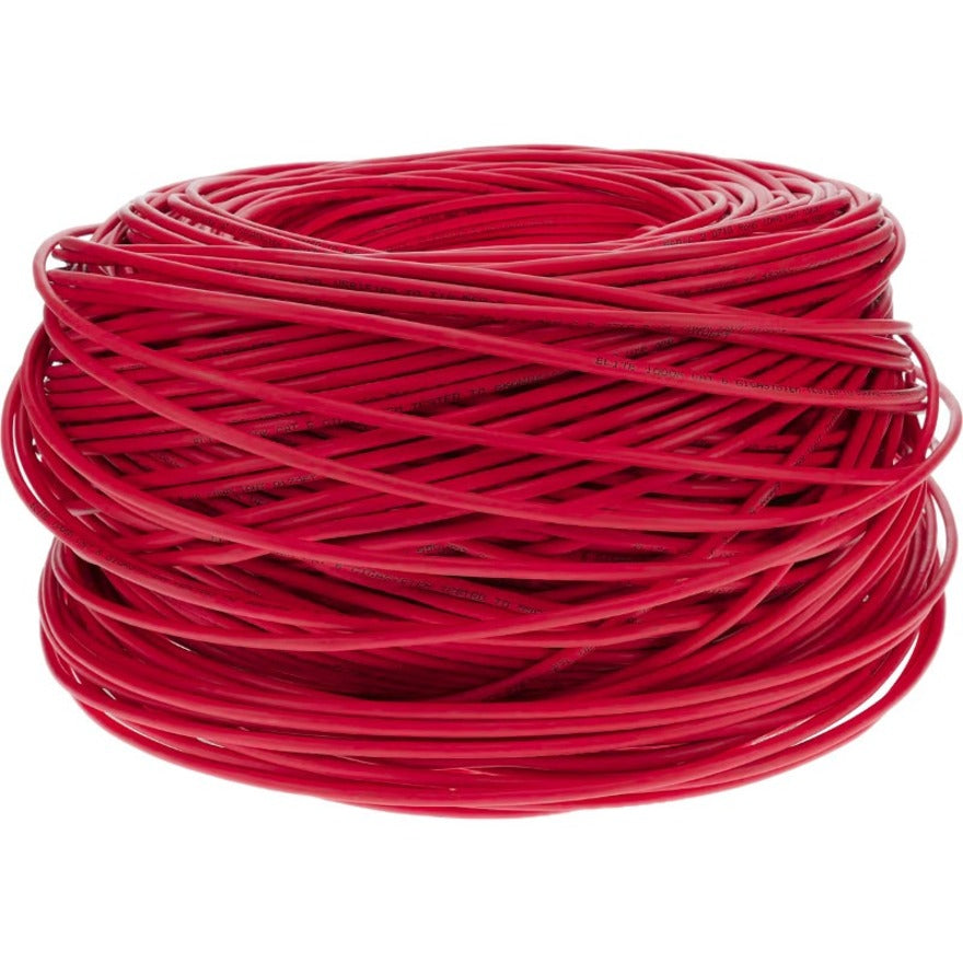 AddOn 1000ft Non-Terminated Red Cat6 STP PVC Copper Patch Cable