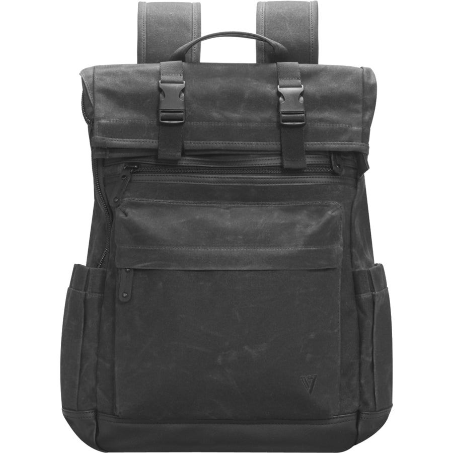 V7 Elite CBXT16-CANVAS Carrying Case (Backpack) for 15.6" to 16" Notebook - Black