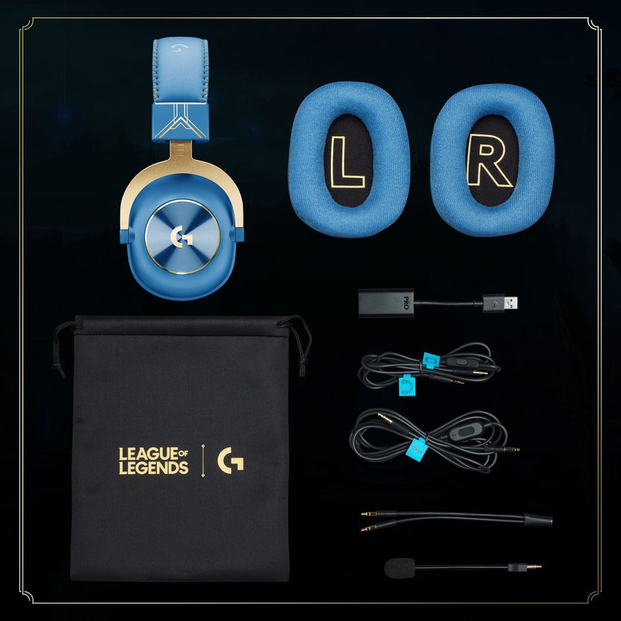 Logitech Pro X Gaming Headset League Of Legends Edition