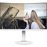 MSI Modern MD271CPW 27" Class Full HD Curved Screen LCD Monitor - 16:9 - Matte White