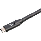 V7 USB-C Male to USB-C Male Cable USB 3.2 Gen2 10 Gbps 3A 2m/6.6ft Black