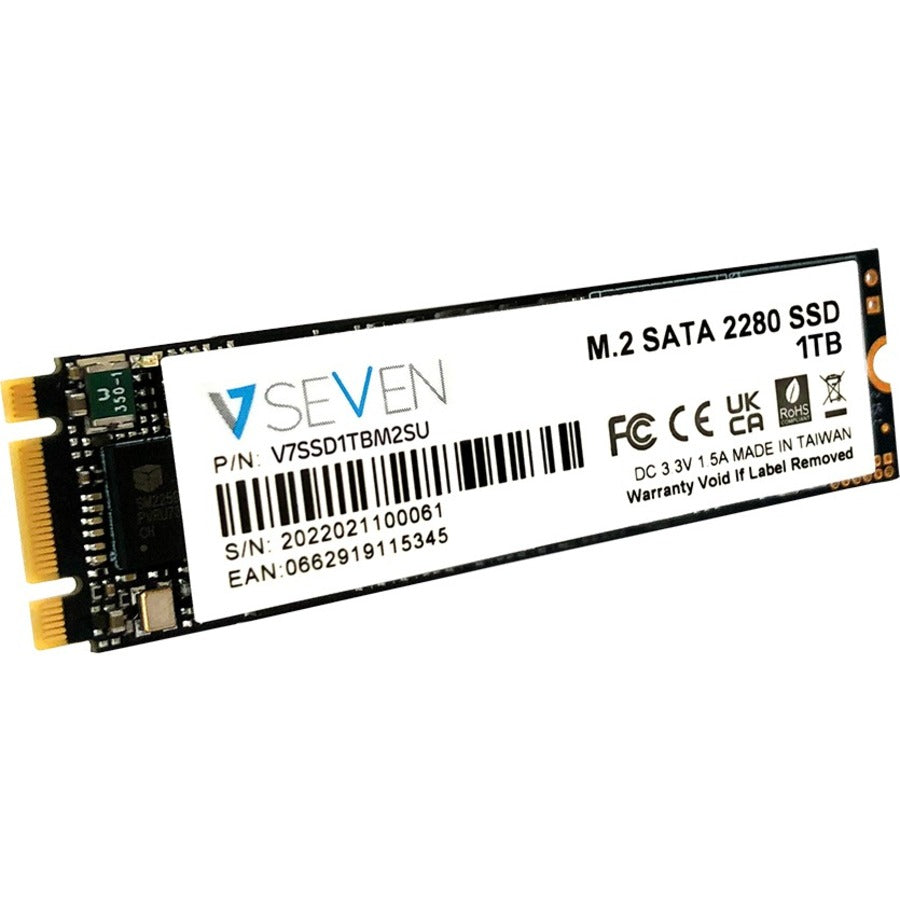 V7 V7SSD1TBM2SU 1 TB Solid State Drive - M.2 Internal - SATA (SATA/600) - TAA Compliant