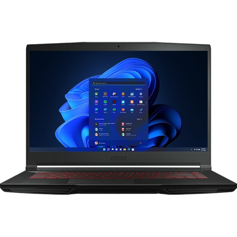 MSI GF63 THIN GF63 THIN 11UC-692 15.6" Gaming Notebook - Full HD - 1920 x 1080 - Intel Core i5 11th Gen i5-11400H 2.70 GHz - 8 GB Total RAM - 512 GB SSD - Black