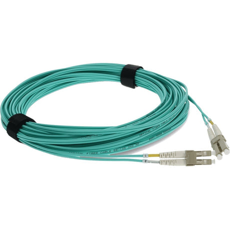 AddOn 21m LC (Male) to LC (Male) Aqua OM3 Duplex Fiber OFNR (Riser-Rated) Patch Cable