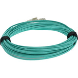 AddOn 21m LC (Male) to LC (Male) Aqua OM3 Duplex Fiber OFNR (Riser-Rated) Patch Cable