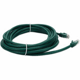 AddOn 11ft RJ-45 (Male) to RJ-45 (Male) Green Cat6A UTP PVC Copper Patch Cable