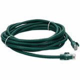 AddOn 11ft RJ-45 (Male) to RJ-45 (Male) Green Cat6A UTP PVC Copper Patch Cable