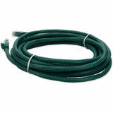 AddOn 13ft RJ-45 (Male) to RJ-45 (Male) Green Cat6A UTP PVC Copper Patch Cable