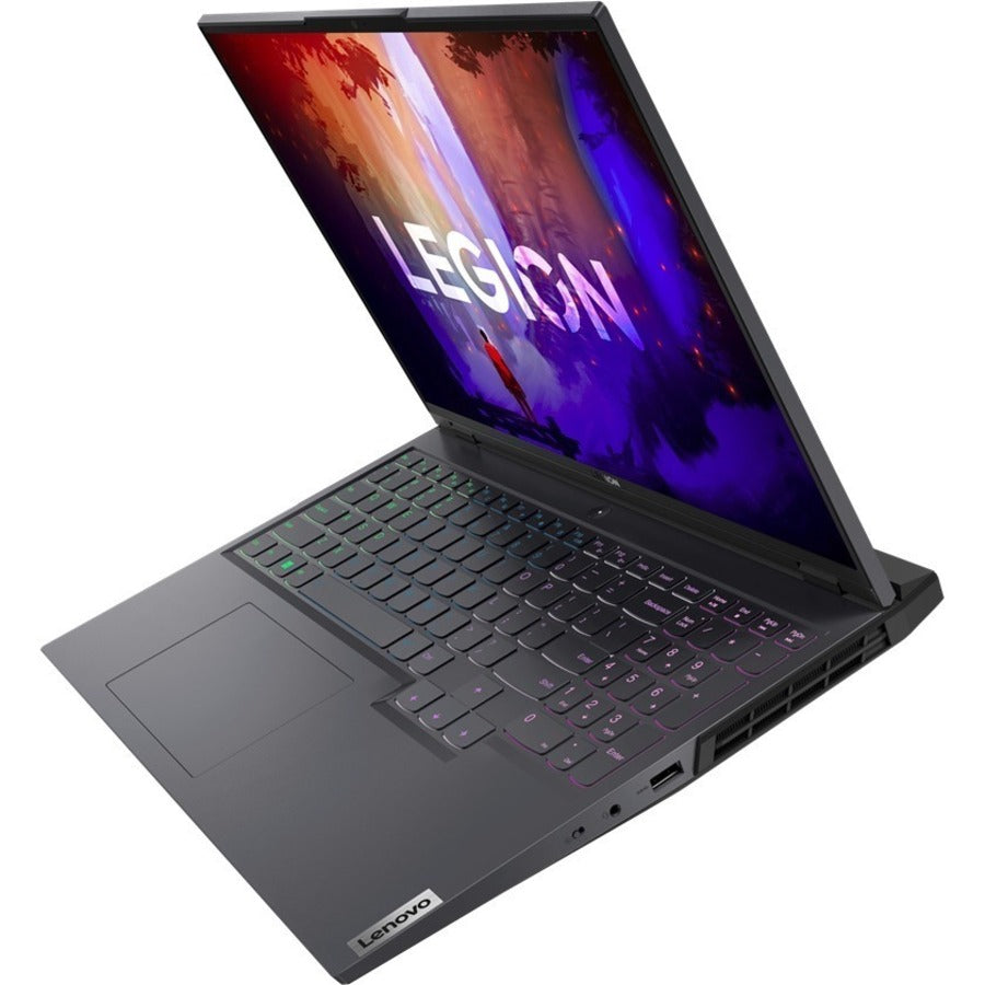 Lenovo Legion 5 Pro 16ARH7H 82RG0004US 16" Gaming Notebook - WQXGA - 2560 x 1600 - AMD Ryzen 7 6800H Octa-core (8 Core) 3.20 GHz - 32 GB Total RAM - 1 TB SSD - Storm Gray