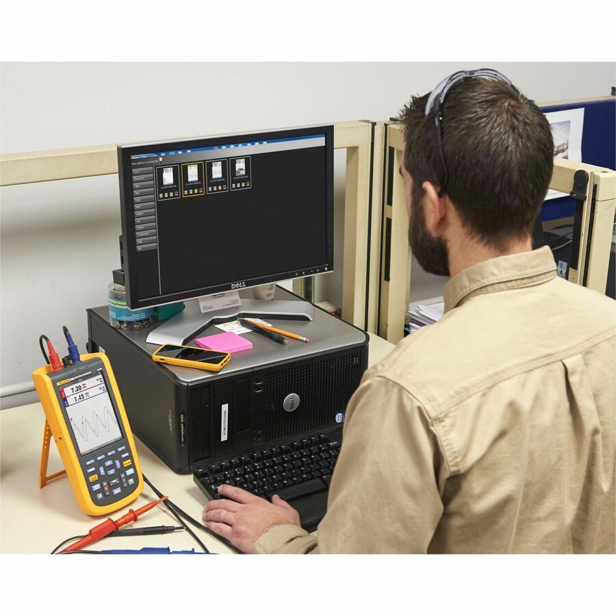 Fluke 120B Series Industrial ScopeMeter handheld Oscilloscopes