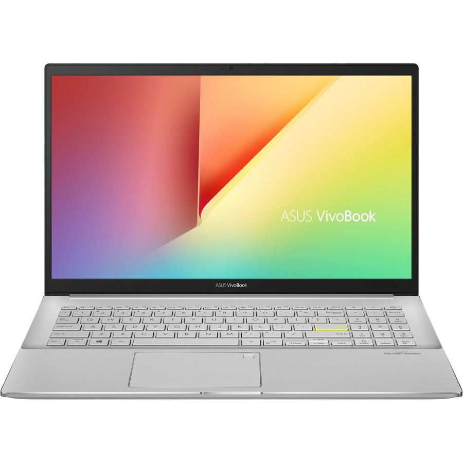 Asus VivoBook S15 S533 S533EA-DH51-WH 15.6" Notebook - Full HD - 1920 x 1080 - Intel Core i5 11th Gen i5-1135G7 Quad-core (4 Core) 2.40 GHz - 8 GB Total RAM - 512 GB SSD - Dreamy White, Transparent Silver